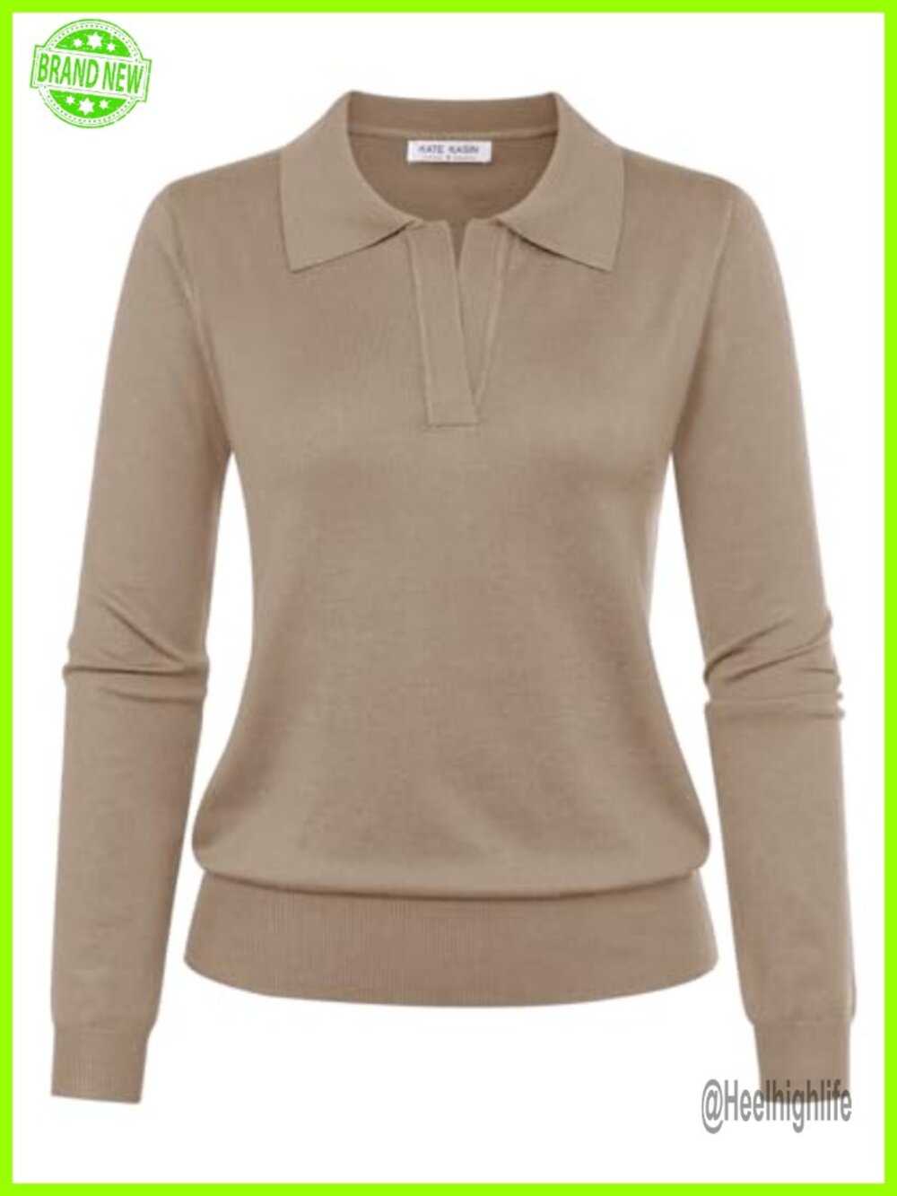V-Neck Ribbed Knit Pullover Sweater Long Sleeve Casual Fall Winter Top